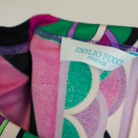 Emilio Pucci SS/05 Multicolour Geometric Top - Picture 5 of 5